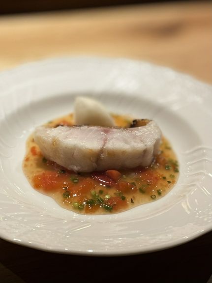お魚の炭火焼き
