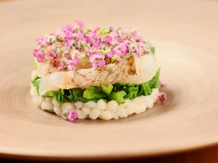 厳選された北海道各地の食材。イタリアンとの意外な組み合わせも