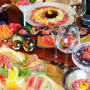 組み合わせは十人十色♪多種多様♪
お得なセルフドリンクバーの飲み放題もご用意しております。