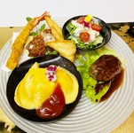 ハンバーグや唐揚げなど、お子様用のプレートもご用意できます。
※ご予約時にご相談ください。