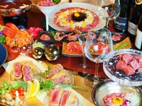 女子はお得♪2時間飲み放題付 女子会コースをご用意しました。
十人十色の献立内容♪お好きなお料理を7品お選びいただけます♪(オリジナルデザートサービス♪)是非、ご利用ください♪
※+500円で30分延長OK!!