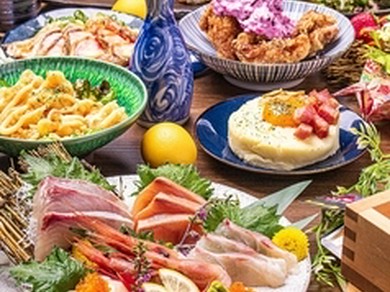 彩豊かな海鮮料理！各280円から