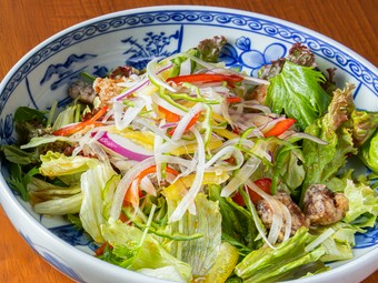 四万十米豚甘酢サラダ