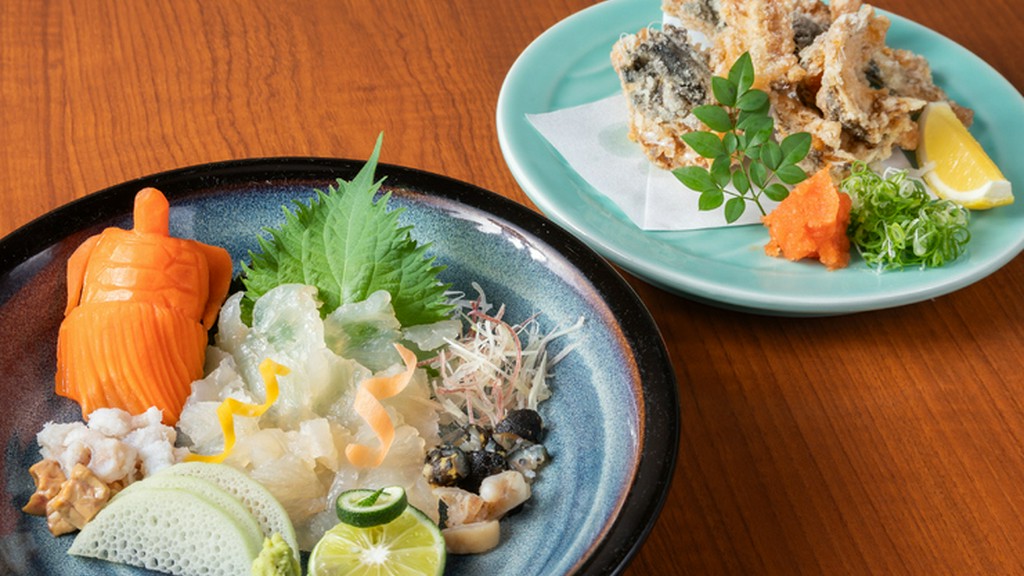 活おこぜ造り(唐揚げ付)