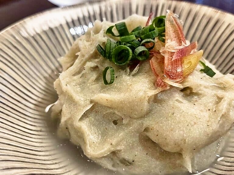 蕎麦100％でつなぎなし。蕎麦の質がダイレクトに伝わる『そばがき』