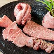 お肉大国の日本で和牛一頭買いを活かした「焼肉料理」をコースで提供