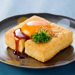 カマンベールチーズ風味のとろ～りチーズの特製出汁巻きたまご