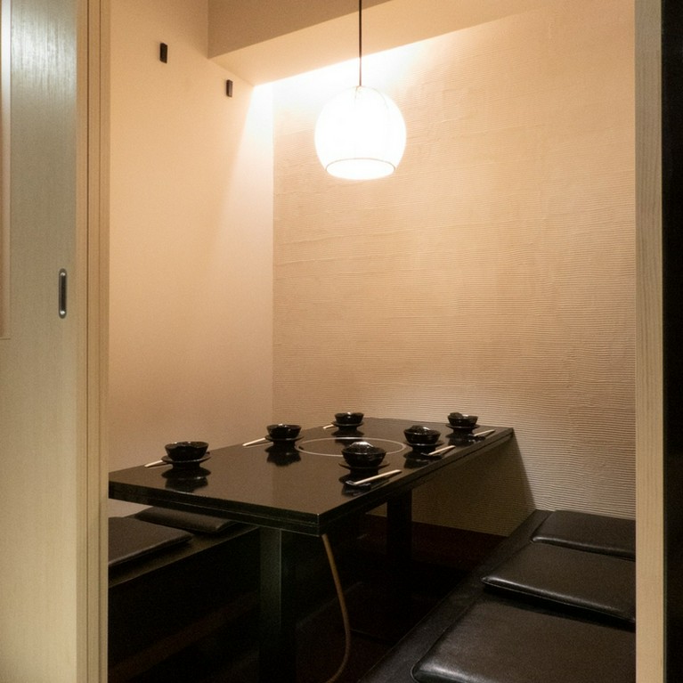 完全個室のお部屋もございます。