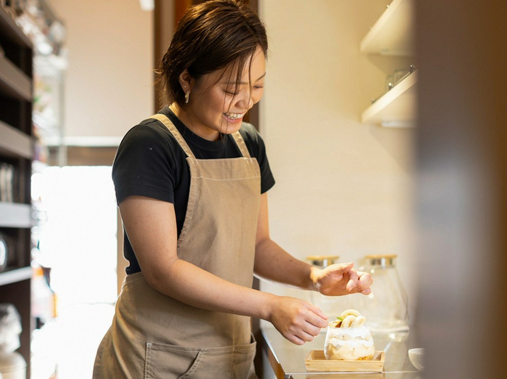 店のファンになって貰えるように、日々笑顔で接客