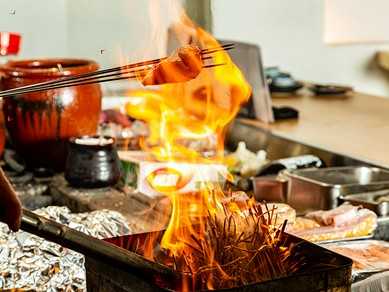 三大名物、その二『とろ鯖丸ごと炭火焼き』