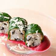 ベジタリアンの方が食せる『お寿司』も提供