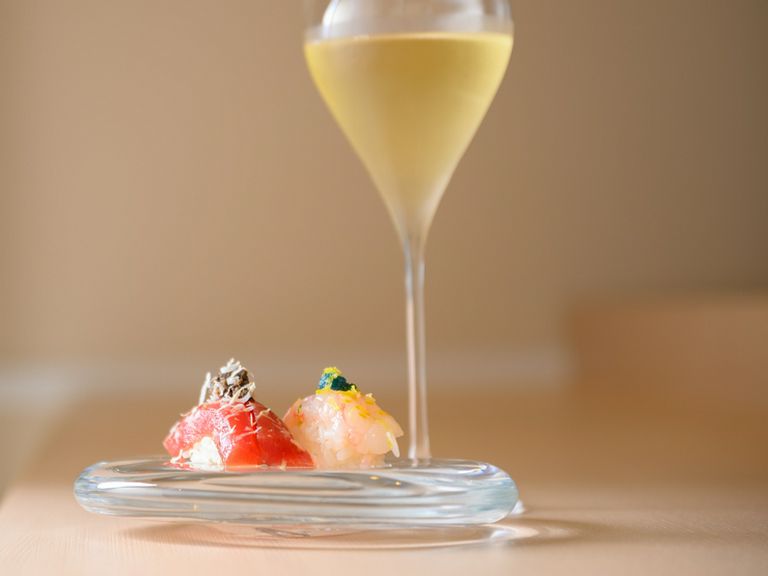 抜群のコラボレーション!『お寿司とワイン』を存分に。 一例