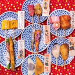 宴会に最適な《定番》コース！
和の趣き溢れる店内は大人の為の落ち着いた雰囲気となっております。