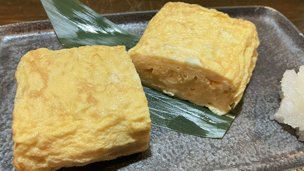 卵の中に多くの水分を含ませながら完成『髙田屋のだし巻き』