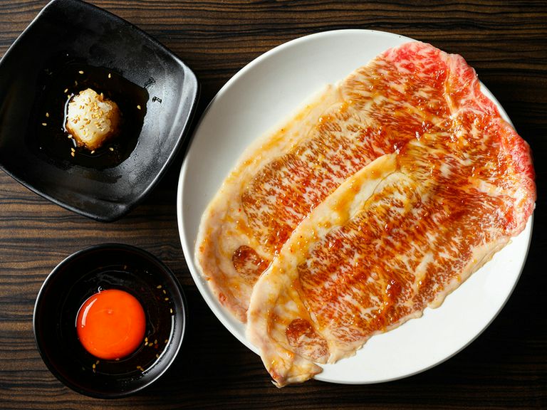 一枚でも十分な食べ応えがある『炙りサーロイン』
