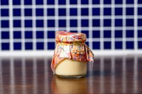ポルチーニ茸の豊かな風味を楽しめる、冷製茶碗蒸しです。
ポルチーニ茸は、香り高く、旨味のあるきのこです。ポルチーニ茸のペーストを加えることで、
より一層豊かな風味を楽しむことができる贅沢な一品です。