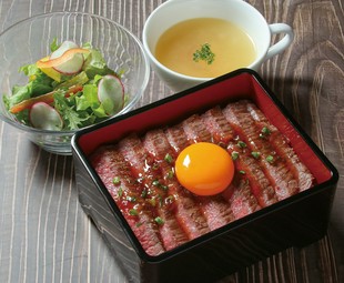 旨い米・こだわりのタレといただく『飛騨牛ステーキ重』