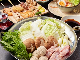 ※ご予約時に「すき焼き」「ちりとり鍋」「しゃぶしゃぶ」のいずれかをお選びください。