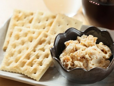 いちじくのクリームチーズ＆クラッカー