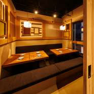 周りを気にせずに賑やかなご宴会をお楽しみいただけます。ゆっくりとお話がしたい方にもオススメ◎