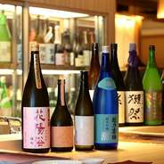 全国から日本酒を取り寄せて、ペアリングをご提供します。