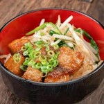 タレが効いたサイコロステーキ丼