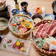 ◆前菜◆御椀◆向付◆蒸し物◆小鍋◆お食事