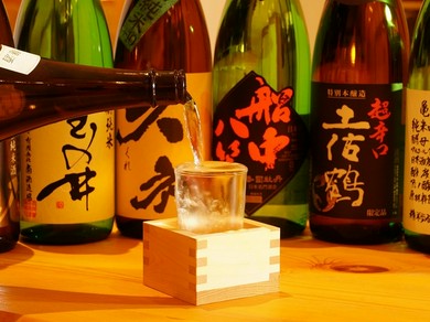 高知の地酒も多数ご用意しております