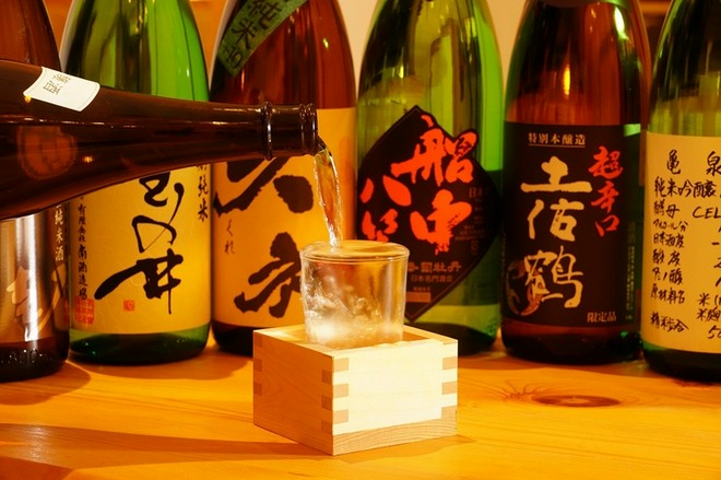 日本酒にこだわっている