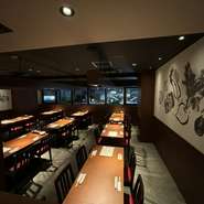 18名様 ご案内可能です。

