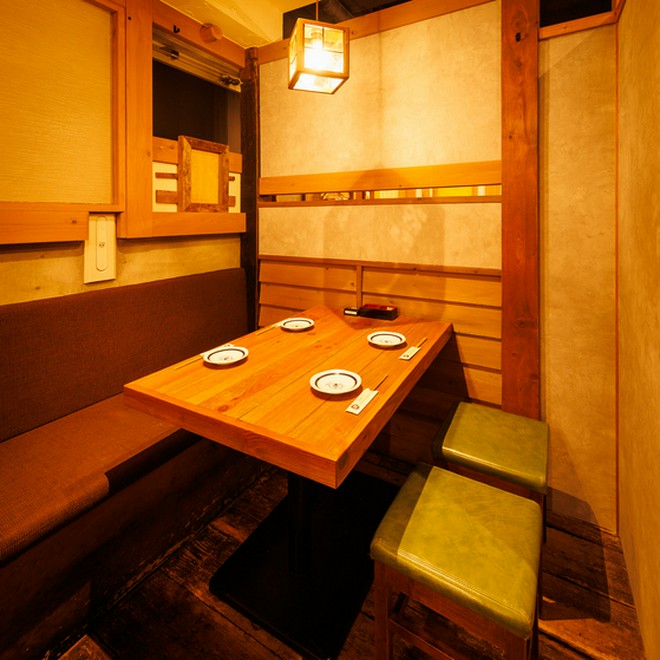 少人数で予約できる個室がある