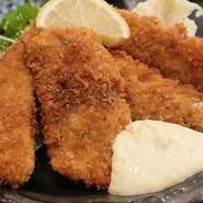 いつもメンバーが替わるのが楽しみな、鮮魚フライ。