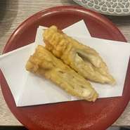 揚げてさくっとじゅわ～と

