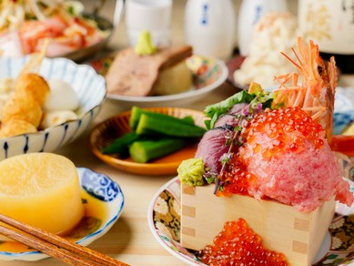 海鮮が食べ放題でおでんやお鍋もお楽しみいただけます