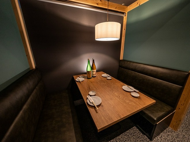 少人数で予約できる個室がある
