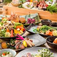 当店では、歓送迎会に最適な贅沢コース料理をご用意しております。新鮮な食材を使った前菜から始まり、メインディッシュにはシェフ自慢の創作料理をお楽しみいただけます。