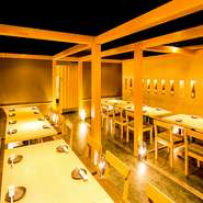 団体様での貸切宴会も承ります。ご予約お待ちしております。