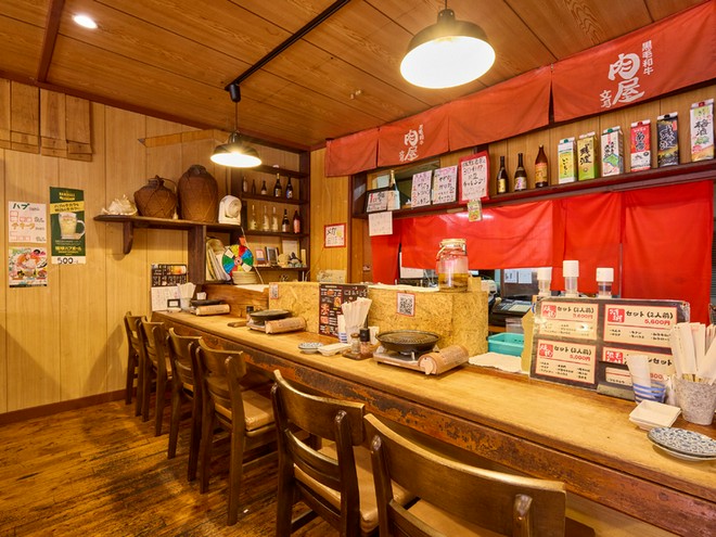 カウンター席がある