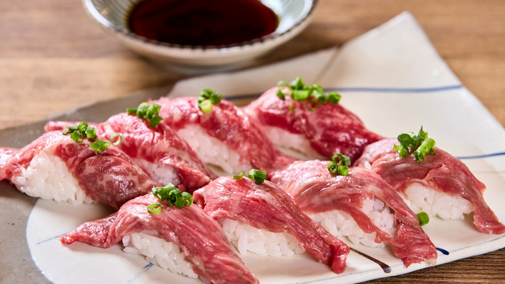 鮮度を活かした『石垣牛の握り』