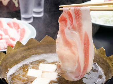 充実の6品で心満たされる『豚しゃぶしゃぶコース』