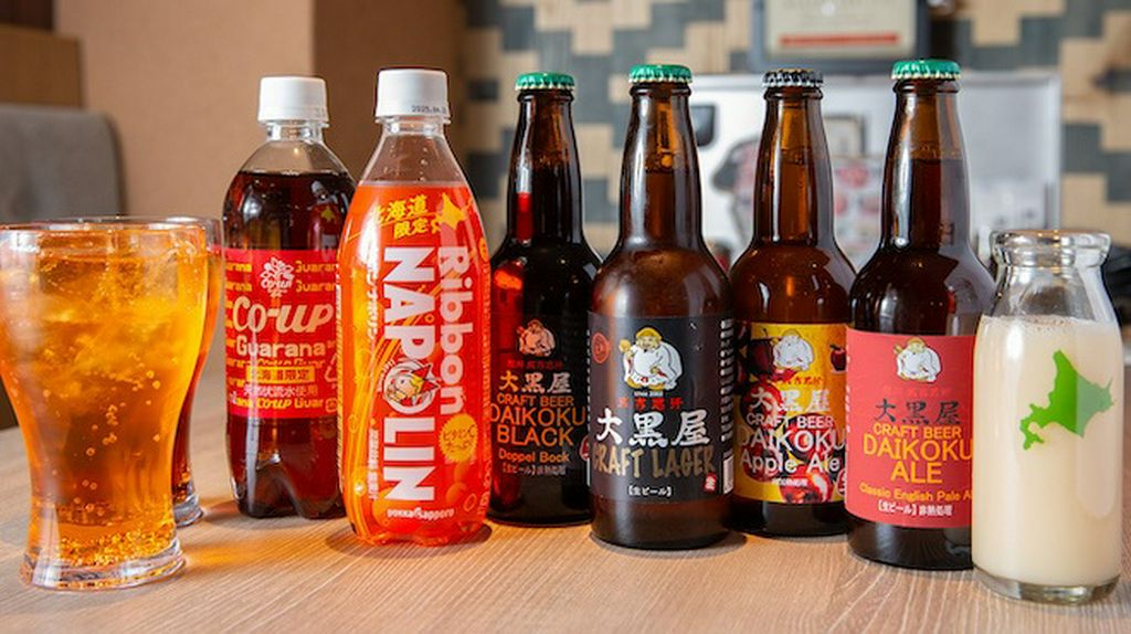 単品飲み放題や北海道ならではのドリンクメニューも