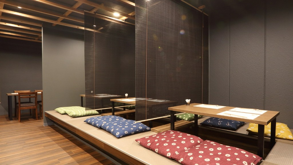 席を自由に使える、柔軟な空間設計