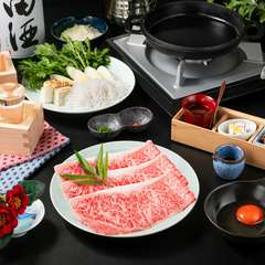 こだわりの割り下で楽しむ贅沢なすき焼き