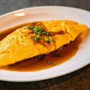 ふわとろチーズオムレツ~トリュフソース~