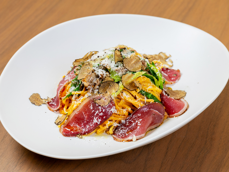 Wood-fired Italian cuisine featuring delicious ingredients from Osaka and the Kansai region