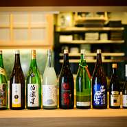 北海道の地酒＆全国の名蔵元のお酒が揃い、楽しみが尽きない！