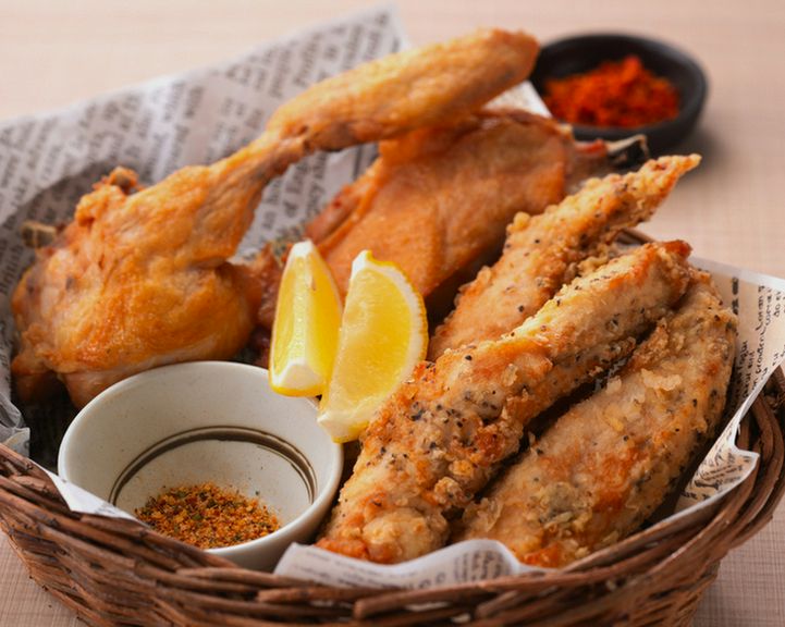 悠然鶏ザンギ&クリスピーチキン《盛合せ》