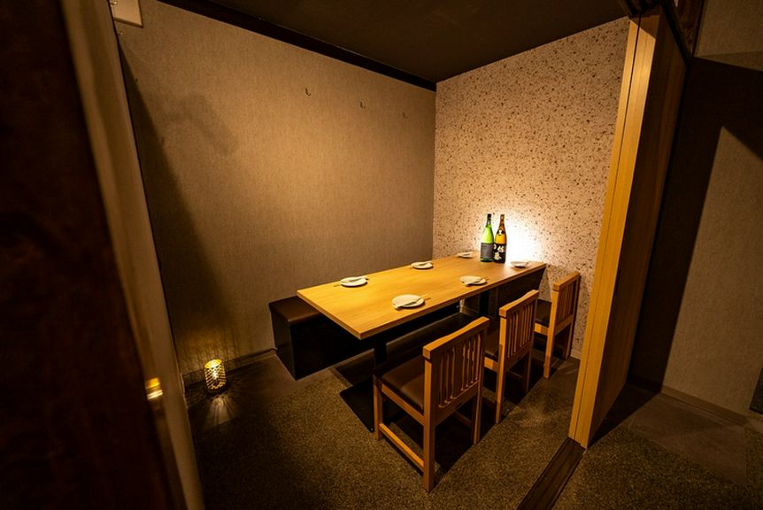 心安らぐ完全個室で贅沢なひとときを