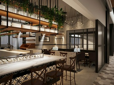 カウンター席がある