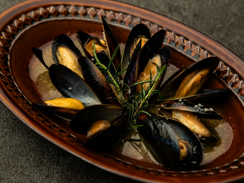 ムール貝のシェリー酒蒸し